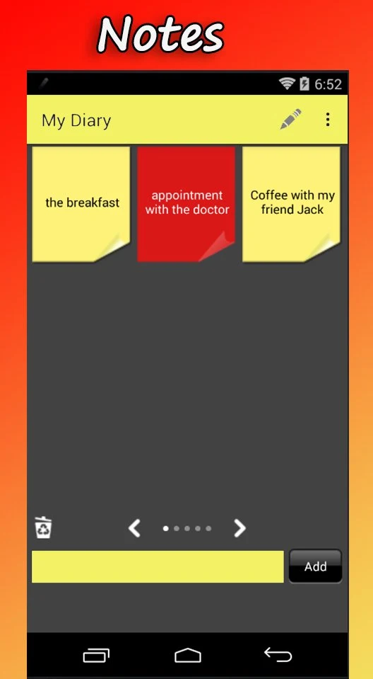 Memo Notes 2018 screenshot
